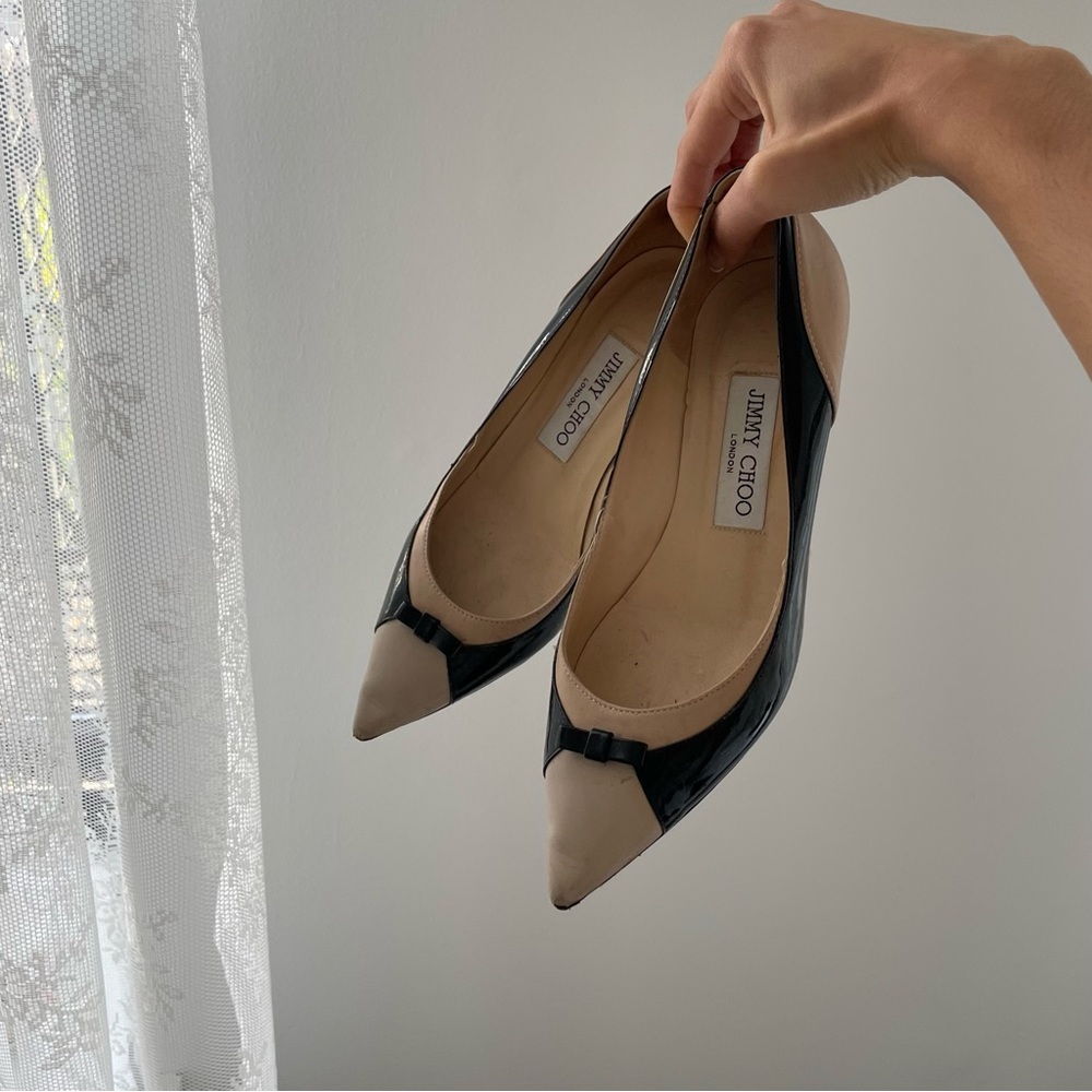 Authentic Jimmy Choo Leather Heels